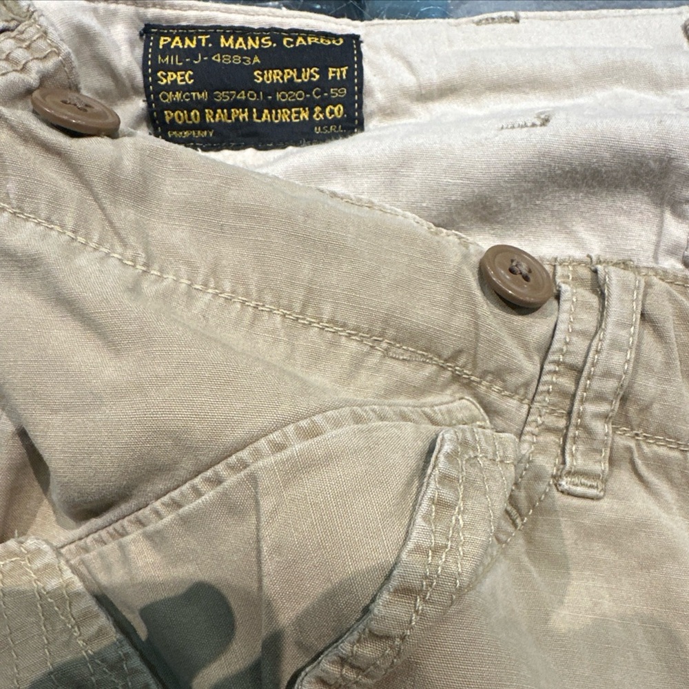 Polo by Ralph Lauren Men's Tan Cargo Pants
